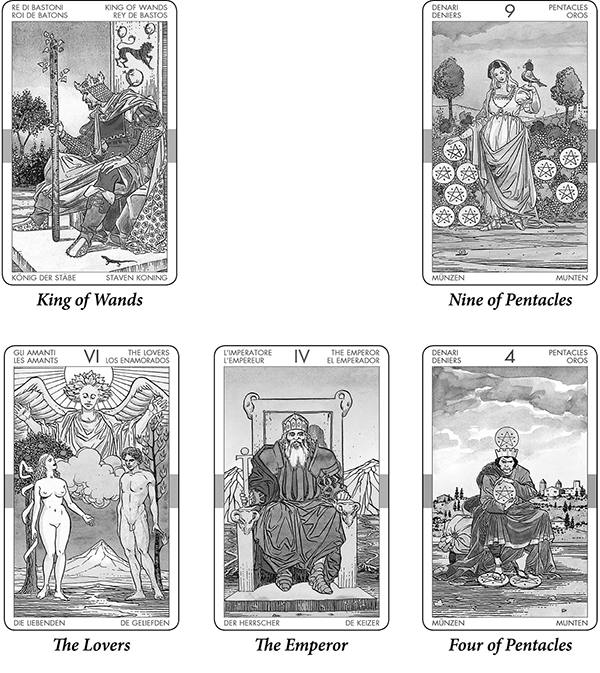 five-card spread