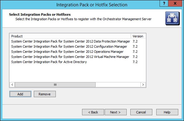 Registering Integration Packs