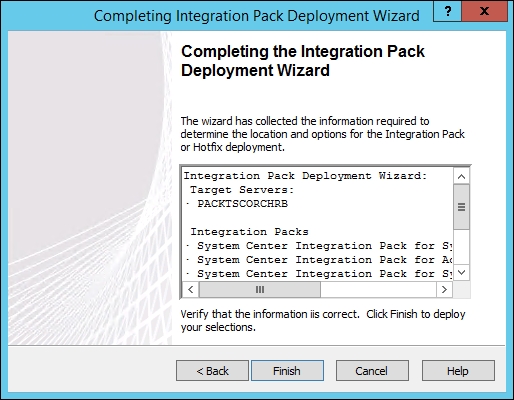 Deploying Integration Packs