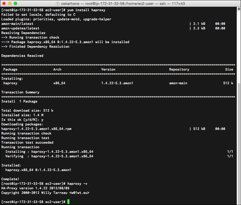 Installing HAProxy