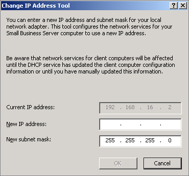 The Change IP Address Tool.