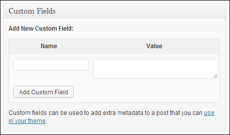 Custom Fields