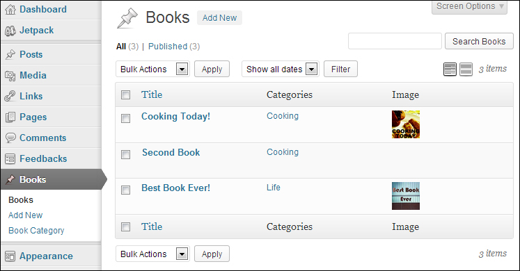 Customizing the admin display