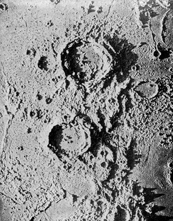 Fig. 59.—Illustrating the rugged character of the moon's surface.—Nasmyth and Carpenter.