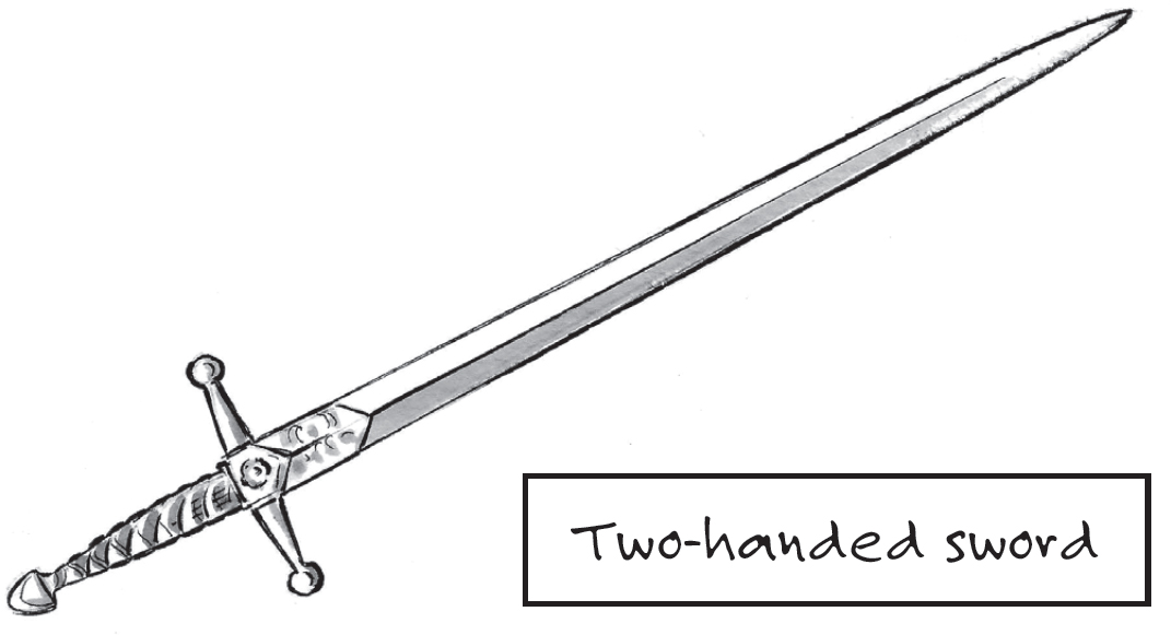 Two-handed sword