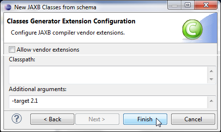 Compiling the XML Schema