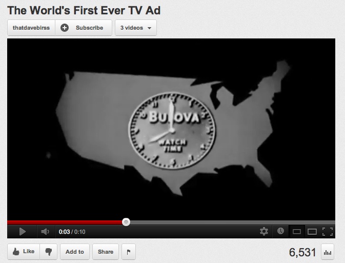 America runs on Bulova time. (Courtesy of Bulova and YouTube.)