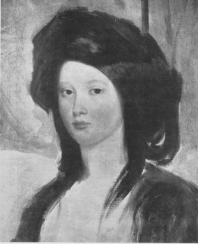 JULIETTE DROUET ABOUT 1830. From Champmartin’s picture (Victor Hugo Museum).