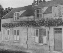 HOUSE IN THE VILLAGE OF LES METZ, IN THE PARISH OF JOUY-EN-JOSAS, SEINE-ET-OISE, In which Juliette Drouet lived while Victor Hugo was staying at Les Roches. This is the house referred to in La Tristesse d’Olympio.