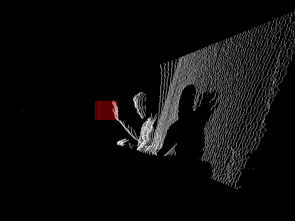 Three screen captures showing the hotpoint increasing in color intensity based on how many depth points are inside of it.