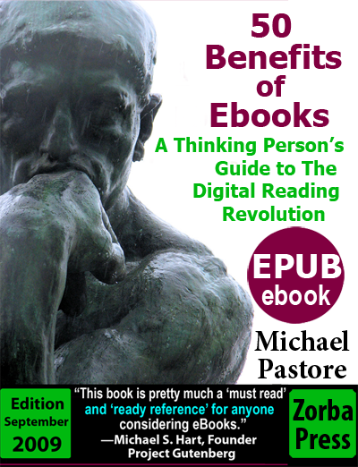 Cover of ebook 50 Benefits of Ebooks