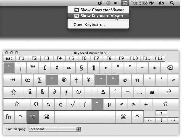 How do you make a π symbol? Top: Open Keyboard Viewer by choosing its name from the keyboard (flag) menulet.Bottom: Keyboard Viewer reveals the answer. When you press the Option key, the Keyboard Viewer keyboard shows that the pi character (π) is mapped to the P key. To insert the symbol into an open document, just click it in the Keyboard Viewer window.