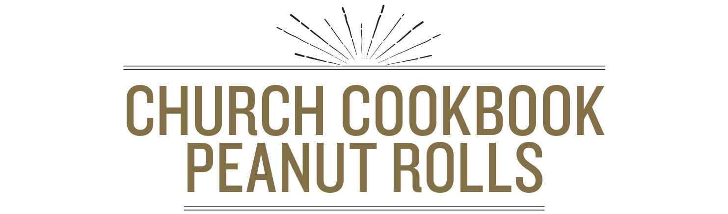 Church Cookbook Peanut Rolls