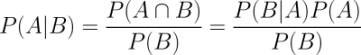 Computing conditional probability with Bayes' theorem