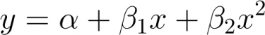 Model specification – adding non-linear relationships