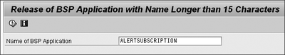 Figure 3.31 Call of Program BSP_UNLOCK_LONG_APP for Service ALERTSUBSCRIPTION