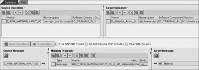 Figure 4.11 Operation Mapping of the RFC-to-File Exercise