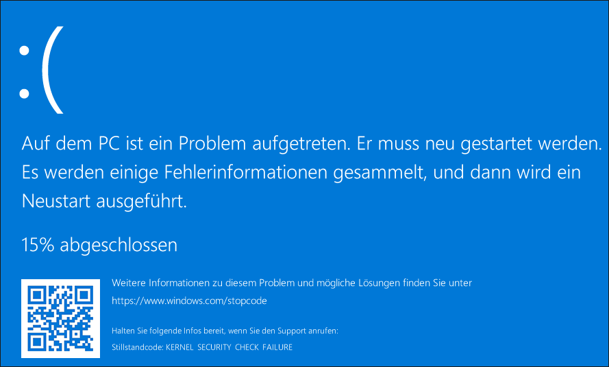 Bluescreen unter Windows 10