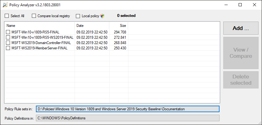 Policy Analyzer