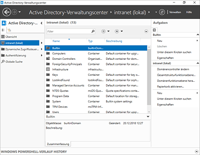  Active Directory-Verwaltungscenter