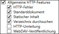 Allgemeine HTTP-Features