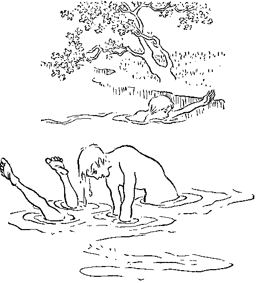 He saw Abe catch Jimmy and hold his head under water.
