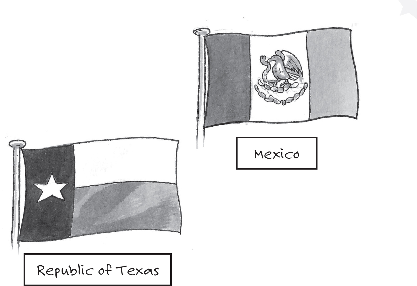 Republic of Texas, Mexico