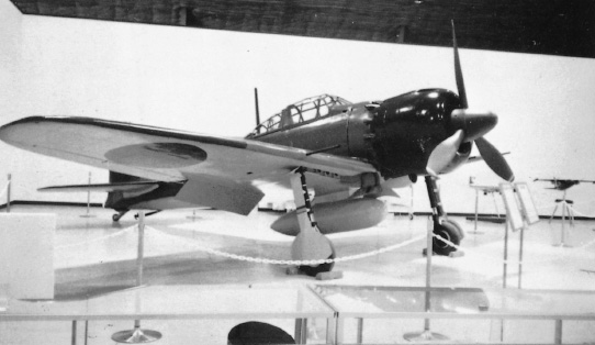 Photo. 7-5. A Mitsubishi A6M5a (Type 0) carrier fighter, recovered from Yap, restored by Mitsubishi Heavy Industries and exhibited at the company’s Nagoya plant