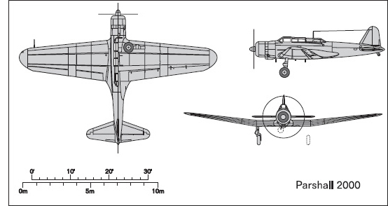 Fig. A6-13. Nakajima B5N2 Type 97 carrier attack aircraft