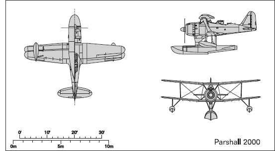 Fig. A6-19. Yokosuka E14Y1 Type 0 small reconnaissance seaplane