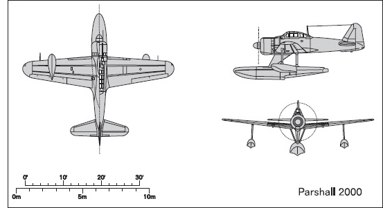 Fig. A6-20. Nakajima A6M2-N Type 2 seaplane fighter