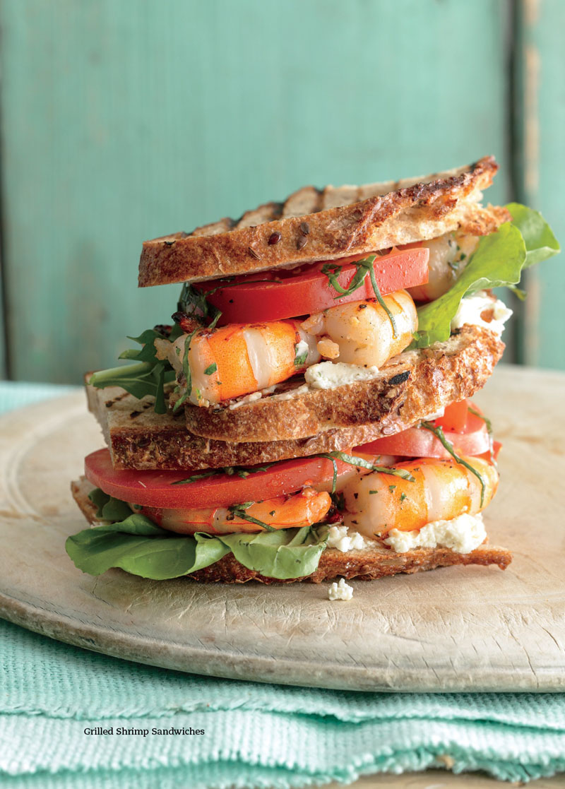 Grilled Shrimp Sandwiches