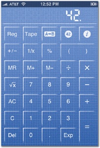 PCalc's themes let number-crunching aesthetes adjust the color scheme and button style.