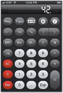 PCalc's themes let number-crunching aesthetes adjust the color scheme and button style.