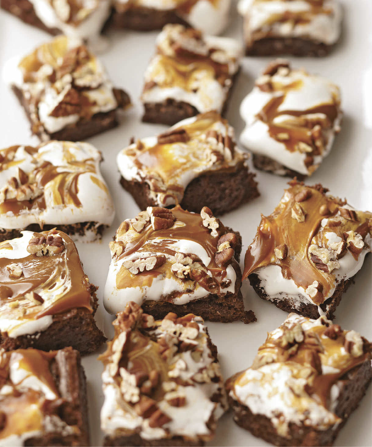 Dulce de Leche Fluff Brownies