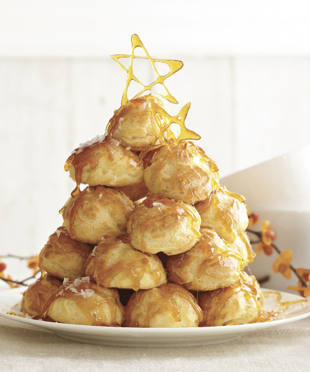 Croquembouche with Maple Cream