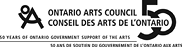 Ontario Arts Council 50th Anniversary logo