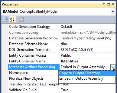 Changing how the model’s metadata files are deployed during the build process