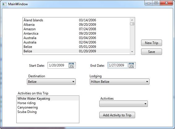 The final WPF window with all of its features in place