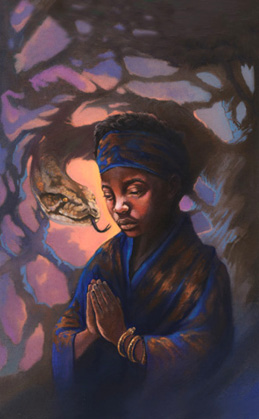 Illustration for the story Son, Spirit, Snake