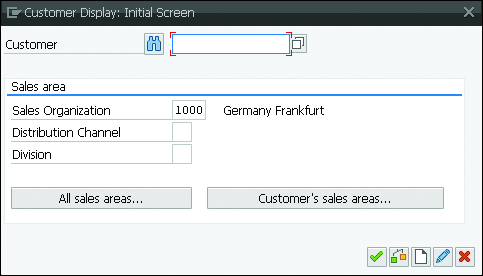 Testing Sales Organization Field