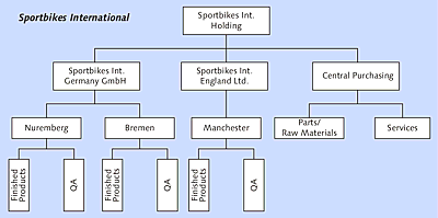 Example of an Enterprise Structure from the Logistics Perspective