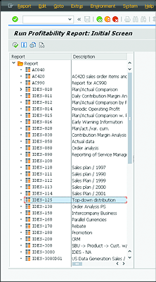 Selecting the Report