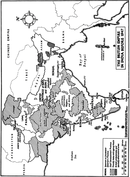 map of british