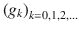 $$\left (g_{k}\right )_{k=0,1,2,\ldots }$$