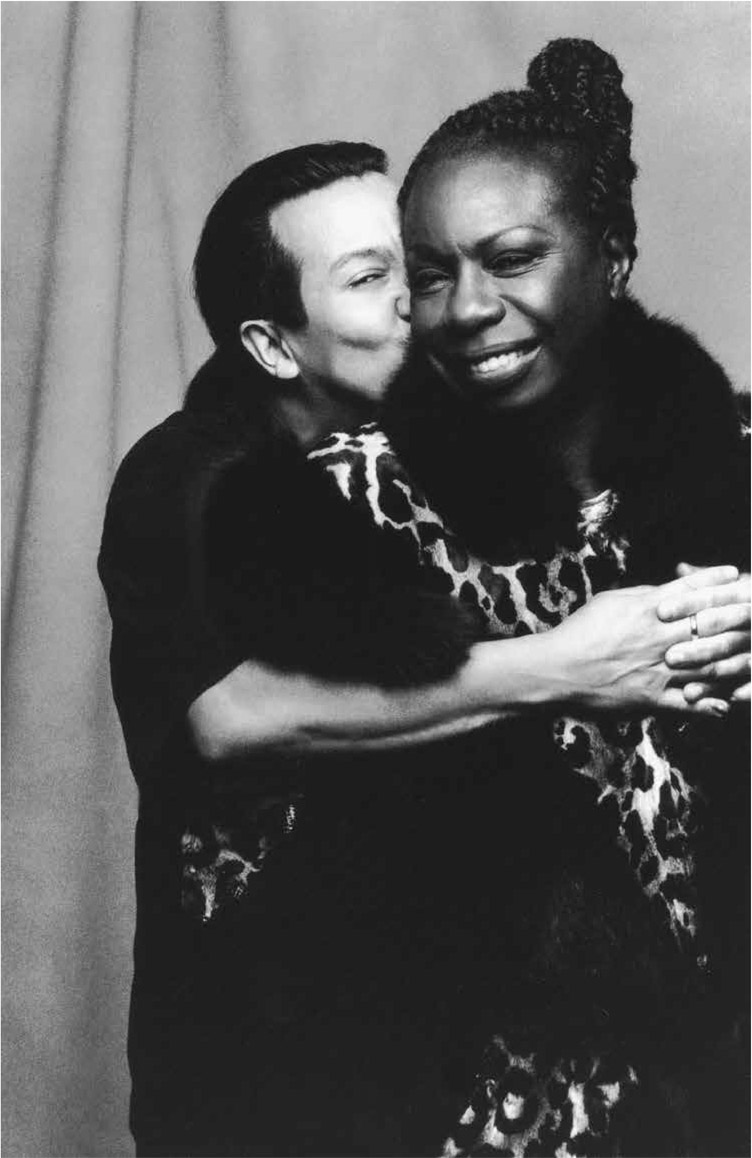 With Nina Simone, 1993. (© Carol Friedman)