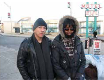 With Jacqueline Smith outside the Lorraine Motel, Memphis, Tennessee, 2010. (Author Collection)