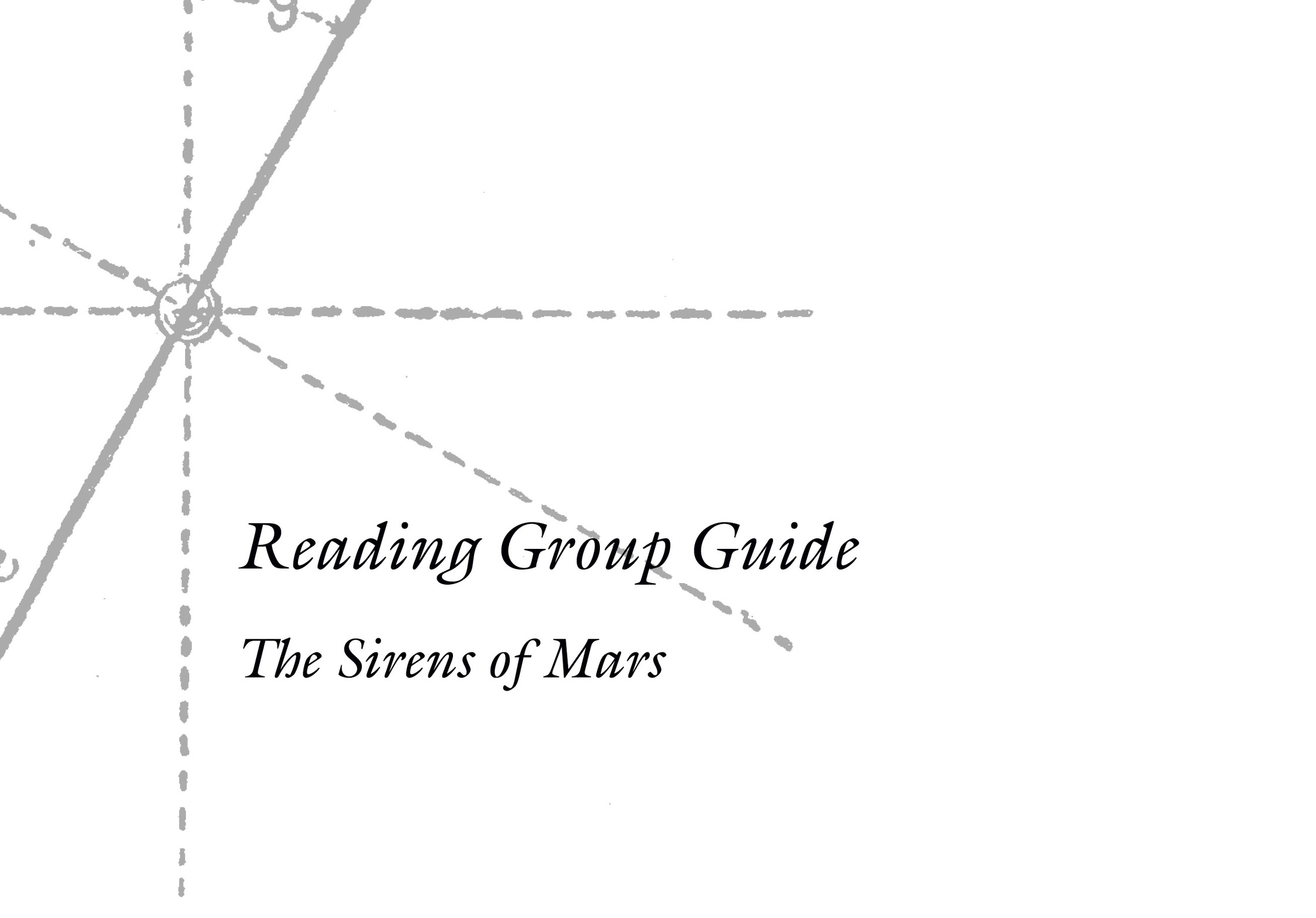 Reading Group Guide The Sirens of Mars