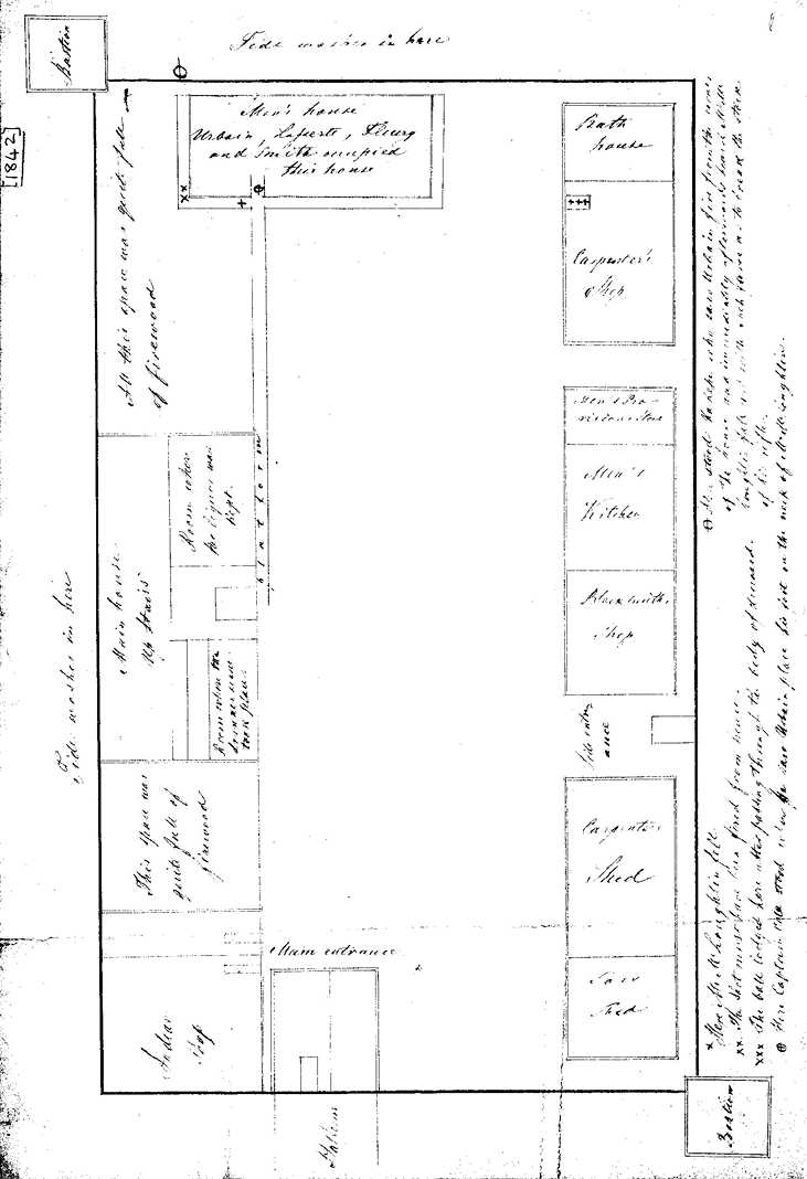 Map of Fort Stikine