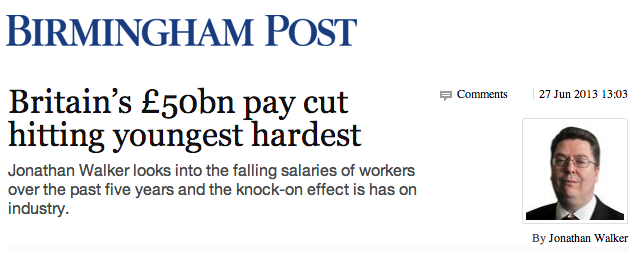 This article is based on looking at averages - but it uses medians because the data is financial